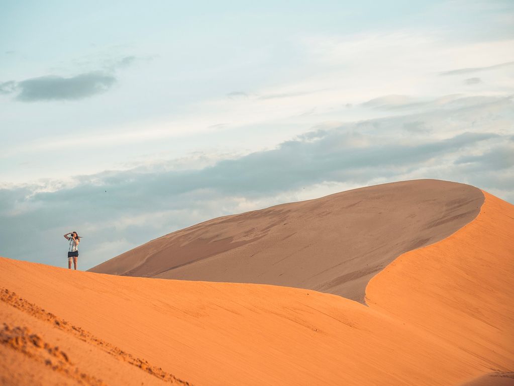 Mui Ne zandduinen bezoeken met Simi